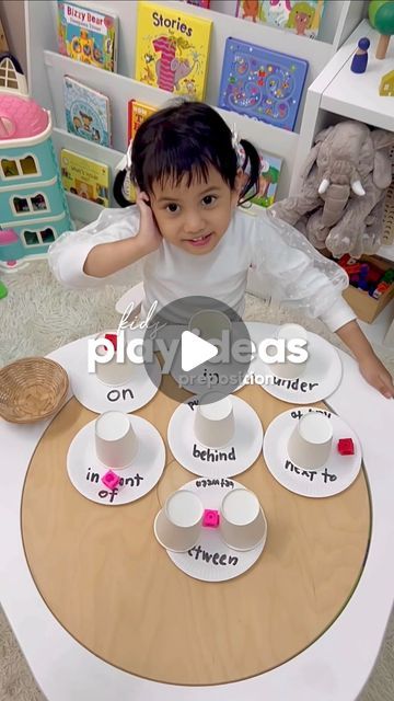 sᴀғғᴀ | ᴘʟᴀʏ • ᴄᴏᴏᴋ • ʟᴇᴀʀɴ on Instagram: "Teaching prepositions to your 4yo! 😍A simple preposition activity you can make in less than 5 minutes at home!

Try putting all the cups together at first and let them put the blocks accordingly! So effective and its fun for them too!

Try it with your kids and let us know if they love it as much as Saffa did! 😍😍

Suggested Age: 4yo

#preposition #prepositionactivity #activityforkids" Opposite Activities For Preschool, Teaching Prepositions, Cause And Effect Activities, Preposition Activities, Cause And Effect, The Blocks, School Fun, Try It, At Home