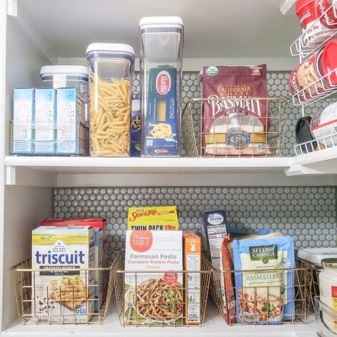 Pantry Update, Polished Habitat, Baking Storage, Pantry Containers, Pasta Penne, Best Baking, Decluttering Inspiration, Airtight Storage, Home Organizing