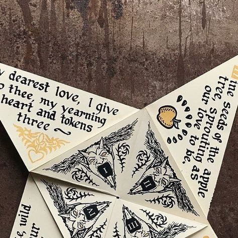 Medieval Love Letter, Victorian Love Letters Aesthetic, Victorian Love Note Origami, Victorian Paper Puzzle, Victorian Romantic Tarot, Poison Apples, New Puzzle, Vintage Aesthetic, Love Letters