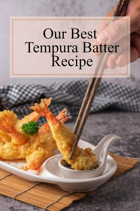 What could be better than devouring tempura if you are craving something tasty yet super crispy? Tempura is a popular dish in Japanese restaurants. It is made by coating seafood and vegetables in a light, airy batter and frying them to perfection. Japanese Tempura Batter, Shrimp Tempura Recipe, Batter For Frying, Tempura Batter Recipe, Tempura Recipes, Japanese Shrimp, Take Out At Home, Tempura Vegetables, Weekday Dinner Ideas