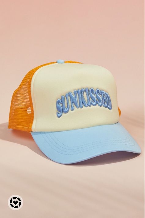 Add this cutie to any summer outfit!☀️💓 Cute Trucker Hats For Women, Trucker Hat Outfit Women, Cute Summer Hats, Merch Shoot, Trucker Hats For Women, Trendy Trucker Hats, Summer Trucker Hat, Cute Trucker Hat, Summer Outfit Accessories