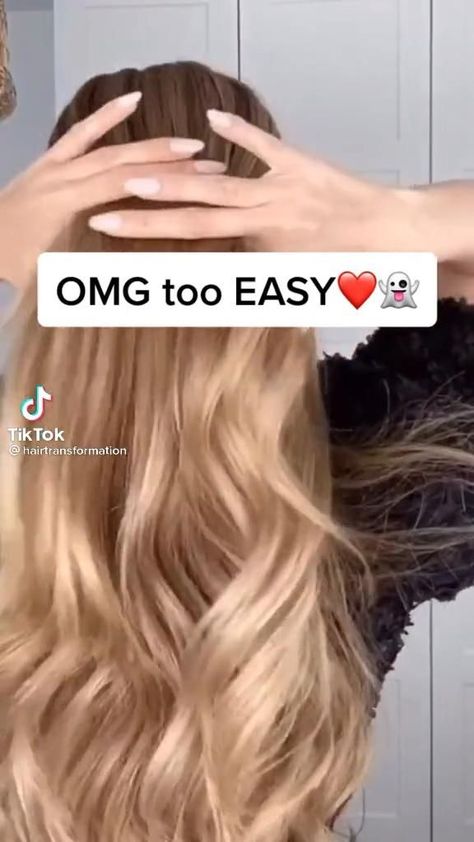 Easy updo [Video] | Hairdo for long hair, Long hair styles, Long hair updo Gorgeous Wedding Hairstyles, 2023 Hairstyles, Easy Hair Updos, Hair Kids, Hairstyles Updo, Long Hair Updo, Hair Tutorials For Medium Hair, Hair Stylies, Hair Summer