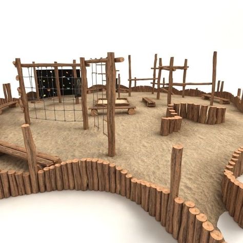 Wood Playground, Wooden Playground, Diy Playground, Kids Outdoor Play, Outdoor Play Area, School Playground, Natural Playground, Jungle Gym, Playground Design