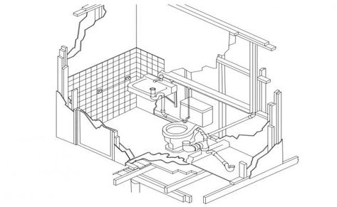 Isometric view of bathroom in autocad Bathroom Sanitary, Electrical Cad, Eid Stickers, Water Closet, Drawing Block, Cad Blocks, Autocad Drawing, Cad Drawing, Autocad