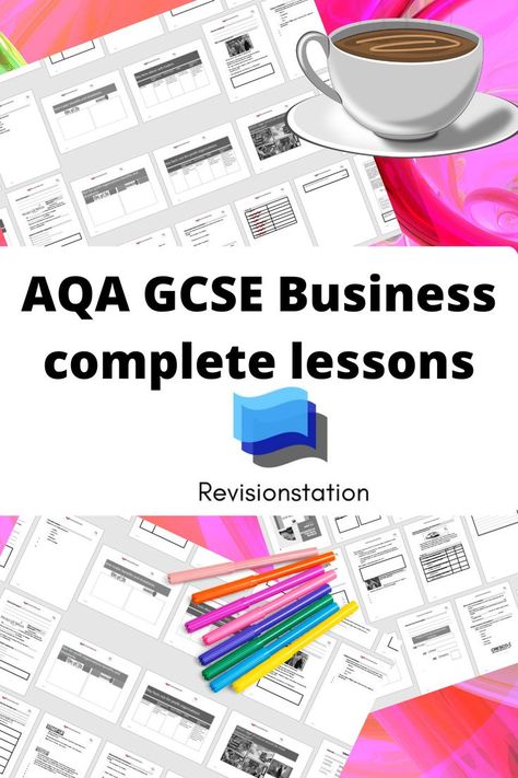 Have a look at the complete business lessons for the AQA GCSE Business specification from Revisionstation Gcse Business Studies, Gcse Business, Lesson Objectives, Business Studies, Market Research, Free Samples, Teaching Resources, Case Study, How To Plan