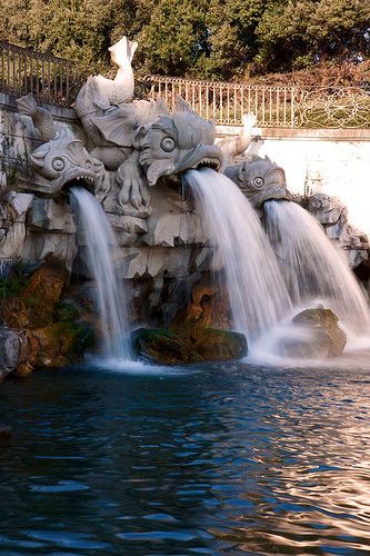 Caserta Fountain | by Jay's Flickr Photos. Campania. Ancient Fountain, Palace Fountain, Beautiful Fountains, Landscaping With Fountains, Roman Garden, Fountain Design, Water Fountains Outdoor, Scenic Photos, Water Features In The Garden