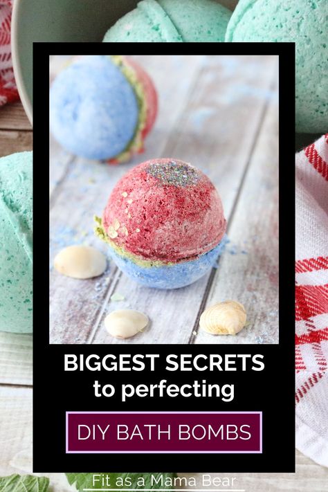 Multi-colored bath bomb with shells around it and black around the image and text below it. Bathbombs Ideas, Bath Soap Homemade, Bath Bomb Recipe Easy, Diy Bath Bomb, Selfcare Routine, Shower Essentials, Natural Hair Treatments, Bath Bomb Recipes, Diy Beauty Products