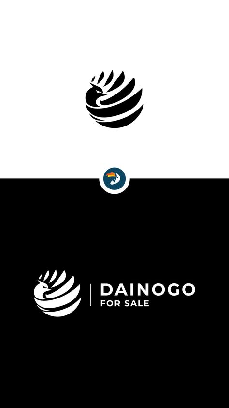 Bird Logo – Creative and Modern Logo Design – For Sale - DAINOGO... logo design, animal logo, bird logo, creative logo, logos, logo ideas, logo for sale, dainogo, creative, art Bird Logo Design Creative, Logo Design Animal, Logo Bird, Design Business Logo, Bird Logo Design, Logo Design Business, Logo Graphic Design, Design Brand Identity, Bird Logo