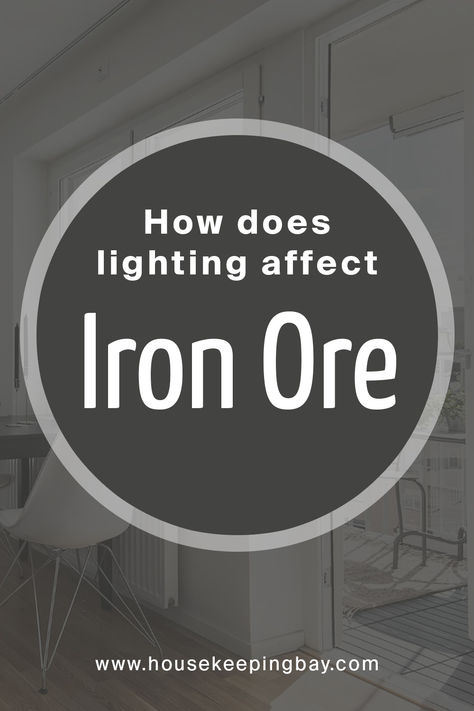 Iron Ore Vs Tricorn Black Exterior, One Shade Lighter Than Iron Ore, Iron Ore Accent Wall Fireplace, Paint Color Iron Ore, Iron Ore Bedroom Ideas, Iron Ore Wall Color, Iron Ore Built In Cabinets, Iron Ore Painted Doors, Iron Ore Versus Peppercorn