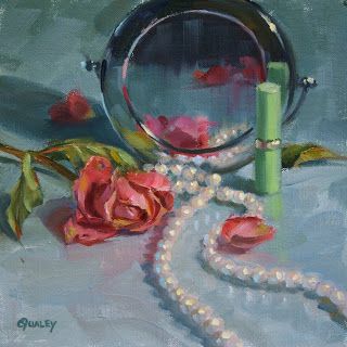 "My paintings celebrate the simple joys of everyday life." Sara Qualey, Still Life Makeup, Hipster Drawings, Alevel Art, Art Alevel, Art Beat, Simple Joys, Art Still Life, Art Organization