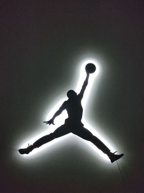 Michael Jordan Jumpman Metal Led Wall Sign, RGB Metal Wall Led Decor, NBA Legend Led Sign, Gift for Boyfriend Art, Game Room Decor - Etsy Man Cave Wall Decor Ideas, Michael Jordan Bedroom Ideas, Men Home Decor Ideas, Light Up Wall Art, Jordan Bedroom Ideas, Jordan Room Ideas, Teen Boy Room Decor Ideas, Teen Boy Wall Decor, Jordan Room Decor