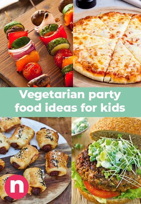 Vegetarian Friendly Party Food, Easy Vegetarian Dinner For Kids, Vegetarian Party Food Ideas, Vegetarian Birthday Party Food, Kid Vegetarian Lunch Ideas, Vegan Kids Party Food, Vegetarian Halloween Party Food Ideas, Birthday Party Meals, Vegetarian Buffet