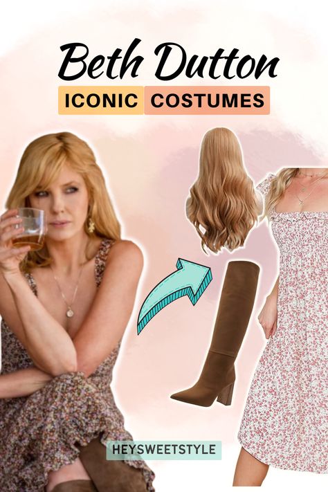 Beth Dutton Halloween Costumes Amazon Dress Like Beth Dutton, Beth Dutton Wig, Beth Dutton Costume Ideas, Beth Dutton Halloween Costume, Beth Dutton Yellowstone Outfits, Halloween Costumes Amazon, Beth Dutton Style, Yellowstone Outfits, Beth Dutton