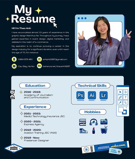 Cv Original Design, Cv Original, Cv Inspiration, Graphic Design Cv, Graphic Design Portfolio Layout, Graphic Portfolio, Web Portfolio, Resume Layout, Desain Ui