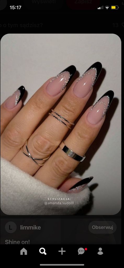 Nails For Prom Black Dress, French Nails, Nail Art, Nails, Makeup, Anime, Quick Saves, Art, Nail Arts