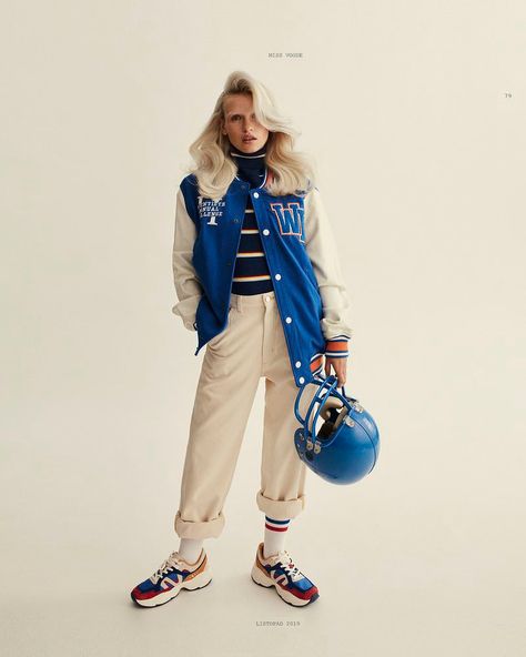 Anja Konstantinova, Editorial Vogue, Vogue Editorial, Ivy League Style, Model Test, Unique Fits, Sporty Chic, Fashion Editor, Sporty Style