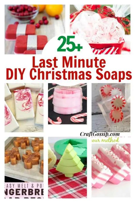 25 Last Minute DIY Christmas Gift Soaps You Can Make – Bath and Body Peppermint Soap Diy, Loofah Soap Diy, Flowers Paper Craft, Homemade Holiday Gifts, Holiday Soap, New Year Greeting Card, Christmas Soap, Eco Friendly Christmas, Easy Paper Flowers