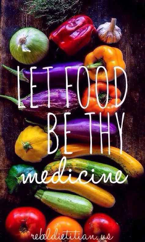 Let food be thy medicine :)) Healthy Eating Quotes, Eating Quotes, Let Food Be Thy Medicine, Nutrition Quotes, Healthy Quotes, Food Is Medicine, Food As Medicine, Juice Plus, Food Quotes