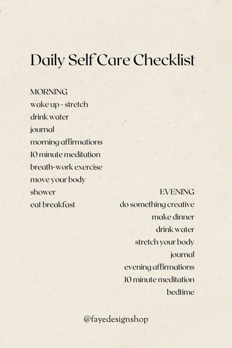 self care checklist, self care aesthetic, self care ideas, self love ideas, that girl aesthetic, that girl lifestyle, clean girl aesthetic, morning routine, evening routine, self care routine, morning aesthetic, morning self care, daily self care, daily affirmations, journaling aesthetic, journaling ideas Aesthetic Journaling Ideas, Morning Self Care, Daily Self Care Checklist, Self Love Ideas, Aesthetic Morning Routine, Checklist Self Care, Aesthetic Self Care, Aesthetic Journaling, Daily Self Care