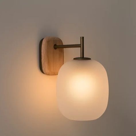 Scandinavian Wall Lighting, Wood Wall Lamps, Ceramic Wall Lights, Metal Wall Light, Scandinavian Wall, Wall Lighting Design, Wall Mounted Lamps, Glass Wall Lights, Glass Lamp Shade