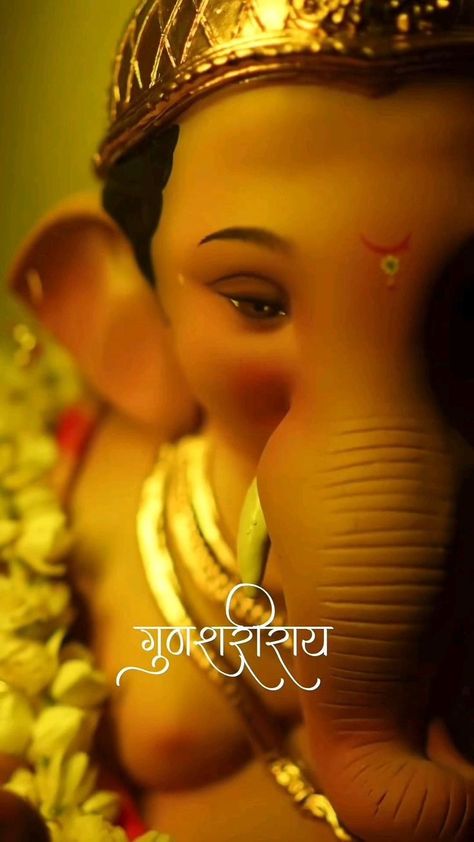 Ganpati Bappa 🙏 Ganapati Bappa Morya, Ganesh Chaturthi Status, Ganpati Photo Hd, Ganpati Songs, Photos Of Ganesha, Hanuman Video, Ganapati Bappa, Ganpati Bappa Wallpapers, Ganpati Bappa Photo