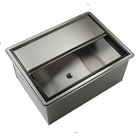 Krowne Large Drop In Ice Bin Model D2712 >>> Check out the image by visiting the link. Cold Plate, Cocktail Station, Ice Bins, Ice Bin, Ice Storage, Portable Bar, Ice Chest, Bar Supplies, Restaurant Equipment