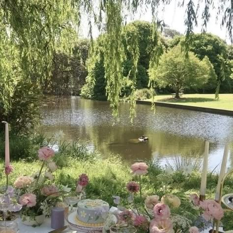 Pretty Scenery Aesthetic Landscape, Princess In Garden Aesthetic, Pink And Green Garden Aesthetic, Cottagecore Nature Aesthetic, Garden Vibes Aesthetic, Coquette Garden Aesthetic, Fairy Place Aesthetic, Nature Princess Aesthetic, Wedding Core Aesthetic