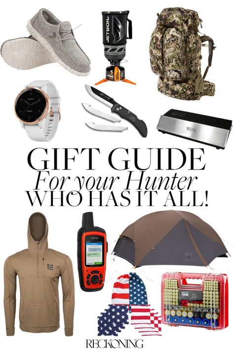 Find unique gifts for your hunter, fisher or outdoorsman that has it all for her, him and kids. Making it easy to get them something they love for the holiday or just because. For the outdoorsman that has it all . . . From Clothing, backpacking and hunting gear to fun unique camping ideas and workout items.  This is going to be your go to shopping list! Best Christmas Gifts For Boyfriend Hunter, Gifts For Hunters Men Deer, Gifts For A Hunter For Men, Deer Hunting Gifts, Hunting Accessories For Men, Hunting Christmas Gifts, Hunter Boyfriend Gifts, Christmas Gifts For Hunters, Blue Collar Christmas Gifts