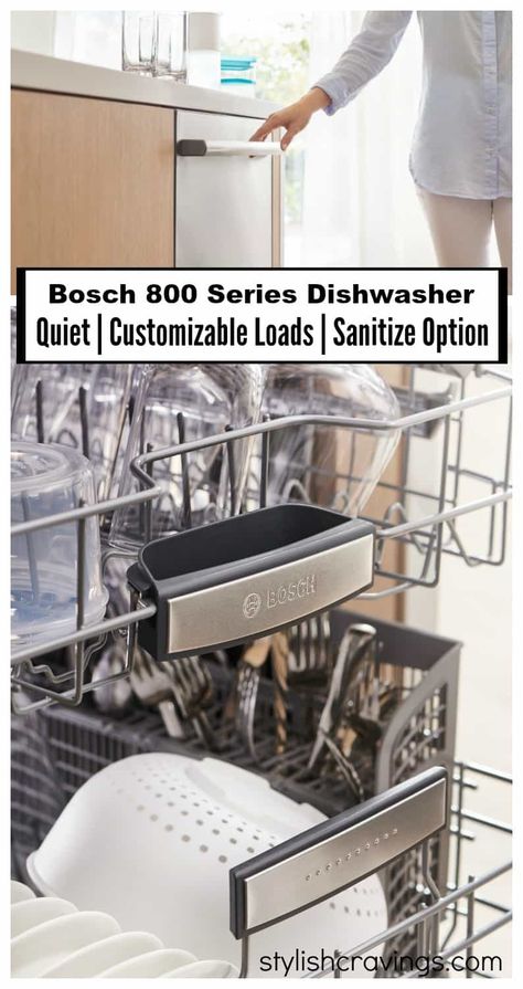 #ad Bosch 800 Series Dishwasher at Best Buy  #lifestyle #dishwasher #kitchenideas Bosch Dishwasher 800, Stylish Cravings, Bosch 800 Series, Sparkling Clean, Kitchen Redo, Washing Dishes, Noise Levels, Sippy Cup, Energy Star