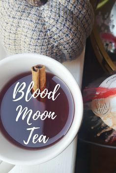 Blood Moon Tea with Pomegranate for the full blood moon in October | The Witch of Lupine Hollow Pomegranate Tea, Moon Tea, Tea Blends Recipes, Mulling Spices, Herbal Teas Recipes, Autumn Tea, Kitchen Witchery, Herbal Tea Blends, Blood Moon