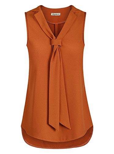 Office Tops Blouses Work Wear, Business Tops Women, Lengthen Dress, Office Tops Blouses, Blouses Sleeveless, Summer Chiffon Blouse, Casual Chiffon Blouse, Bell Sleeve Tops, Sleeveless Blouses