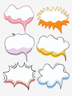 Explosion Clipart, Conversation Bubble, Comic Speech Bubbles, Cloud Bubble, Cloud Clipart, Dialogue Bubble, Box Clipart, خريطة ذهنية, Mind Map Design