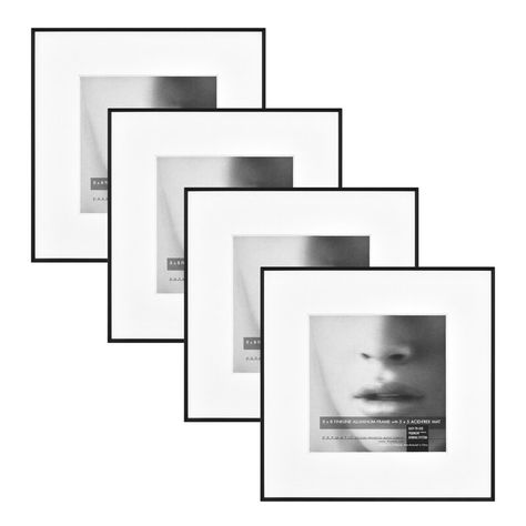 Framatic Fineline Picture Frame | Wayfair Ashley Lee, Minimal Living Room, Minimal Living, Gallery Frames, Modern Gallery Wall, Picture Frame Colors, Metal Picture Frames, Modern Pictures, Buy List