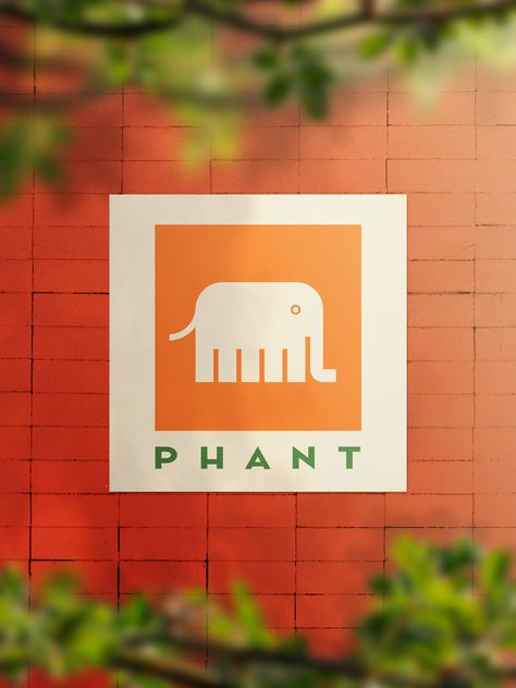 Phant Asian Vegan Restaurant Branding | Logo op Behance Vegan Restaurants Design, Vegan Restaurant Branding, Vegan Restaurant Design, Vegan Kebab, Vegan Meat, Vegan Asian, Branding Illustration, Typographic Logo, Vegetarian Restaurant