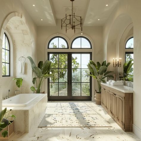 49 Beautiful Mediterranean Bathroom Ideas