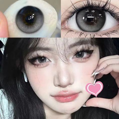 Black Contact Lenses yv32203 – Youvimi Black Contacts, Black Contact Lenses, Gold Wigs, Silver Wigs, Beautiful Eyes Color, Eyes Color, Purple Wig, Green Wig, Curls For Long Hair