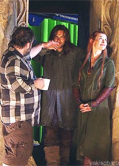 Kili And Tauriel, Lotr Cast, Concerning Hobbits, Fili And Kili, Peter Jackson, Aiden Turner, The Hobbit Movies, Desolation Of Smaug, Tauriel