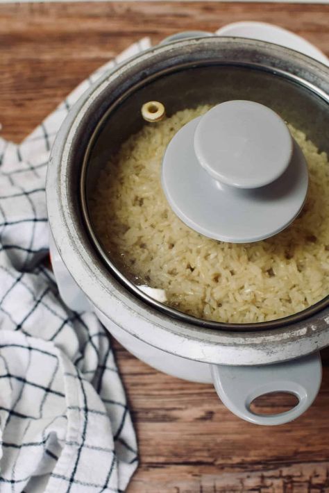 Perfect Brown Rice in a Rice Cooker • The Incredible Bulks Brown Rice In Rice Cooker, Basmati Brown Rice, Rice In A Rice Cooker, Perfect Brown Rice, Aroma Rice Cooker, Brown Jasmine Rice, Long Grain Brown Rice, Rice Maker, Rice Cooker Recipes