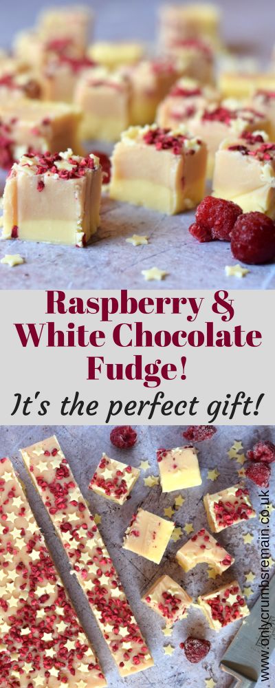 Homemade Raspberry and White Chocolate Fudge, with its pretty colour contrast and classic flavour combo, is perfect as a gift for loved ones or offered as party nibbles. Chocolate Making Ideas Homemade, Homemade Sweets Recipes, Nibbles Ideas, Party Nibbles, Raspberry And White Chocolate, Microwave Fudge, White Chocolate Fudge, Christmas Fudge, Homemade Sweets