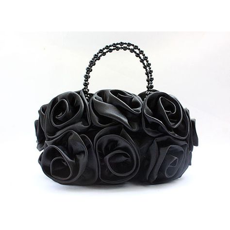 Satin Handbag, Rose Clutch, Rose Purse, Flower Handbag, Wedding Handbag, Bridal Accessory, Floral Handbags, Wedding Clutch, Unique Purses