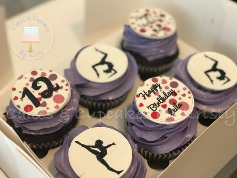 Yoga Cupcakes Ideas, Gymnastics Cupcakes Ideas, Gymnastics Cupcakes, Gymnastics Themed Cupcakes, Gymnastics Themed Birthday Cake, Gimnastic Cake Ideas, Dance Cupcakes, Dance Cakes, Gymnastics Party