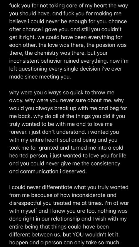 Show Me You Want Me Quotes, Why Do You Treat Me This Way Quotes, You Want Me So Bad, You Should Have Treated Me Better Quotes, Not Getting Treated Right Quotes, I Should Let You Go, Quotes About Being Treated Badly, Oh I Wanna Let Him Unwrap Me, I Want Out Of This Relationship