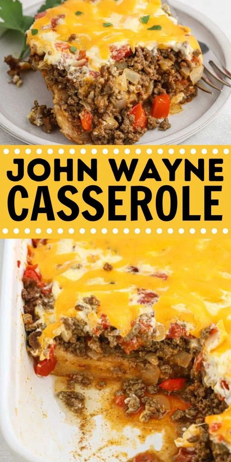 Johnny Wayne Casserole, Cowboy Casserole With Bisquick, Deer Casserole Recipes, Slow Cooker John Wayne Casserole, Ground Deer Meat Recipes Casseroles, Poor Man Husband Casserole Cooktop Cove, Deer Meat Casserole Recipes, John Wayne Casserole With Biscuits, Deer Camp Meals