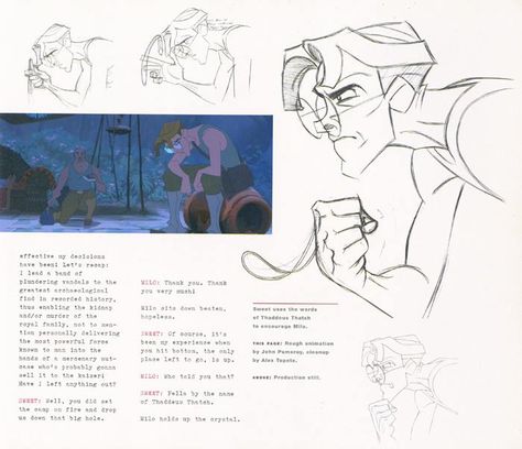 Atlantis Concept Art, Disney Art Style, Atlantis The Lost Empire, Animation Sketches, Disney Concept Art, Animation Tutorial, Concept Art Character, Character Design Animation, Animation Design