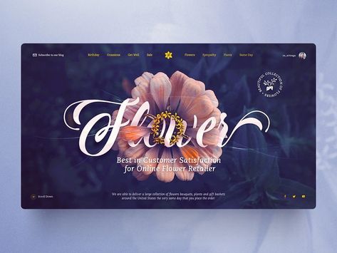 Web Design Websites, Floral Boutique, Webdesign Inspiration, Design Websites, Web Layout Design, Web Layout, User Interface Design, Website Design Inspiration, Interface Design