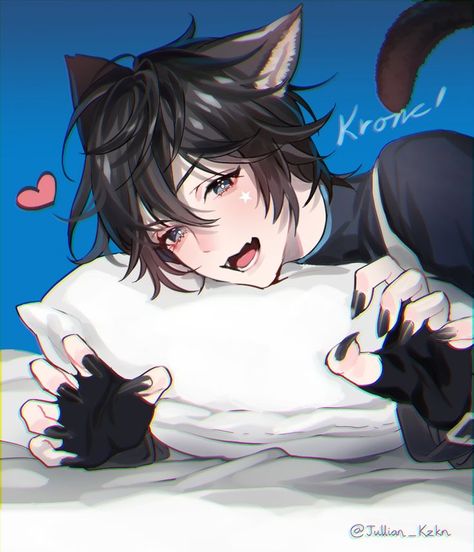 Gay Pfp Icon, Catboy Pfp, Oliver Evans, Anime Femboy, Anime Cat Boy, Neko Boy, Cat Boy, 얼굴 드로잉, Cat Boys