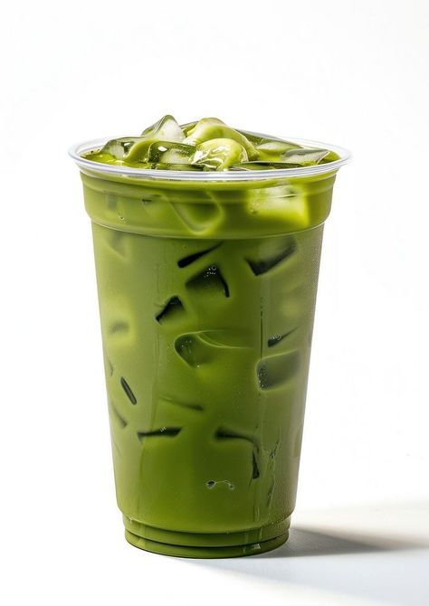 Background Matcha, Green Tea Aesthetic Matcha, Es Matcha, Iced Matcha Tea, Matcha Png, Ice Green Tea, Ice Matcha, Matcha Design, Matcha Cup