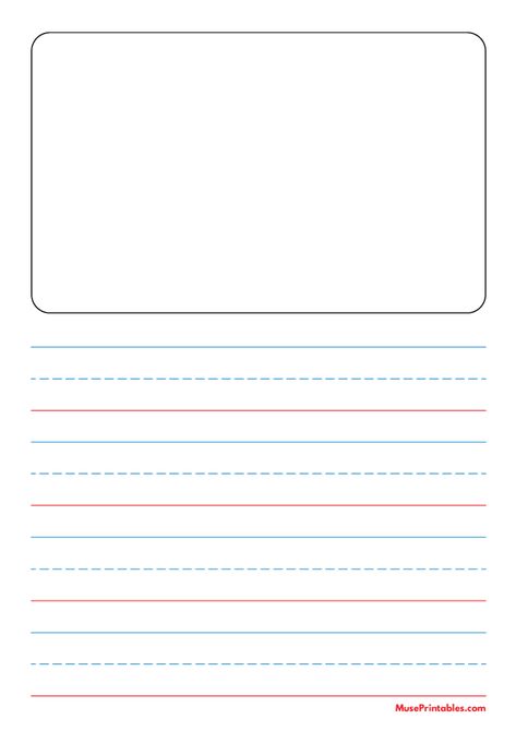 Printable Blue and Red Story Handwriting Paper (1-inch Portrait) for A4 Paper. Free download at https://museprintables.com/download/paper/blue-and-red-story-handwriting-paper-1-inch-portrait-a4/ Portrait Template, Writing Paper Template, Handwriting Paper, Academic Writing Services, First Grade Writing, Note Writing Paper, Paper Blue, Community Helper, Research Writing