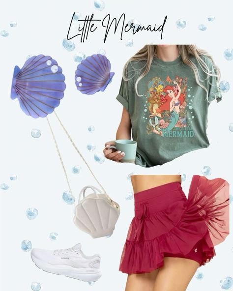 Darling it’s better  

Comment SHOP below to receive a DM with the link to shop this post on my LTK ⬇ https://liketk.it/55ng4 #ltkfamily #ltkwatchnow #ltktravel Disney Outfits, Little Mermaid, The Little Mermaid, Mermaid, Disney