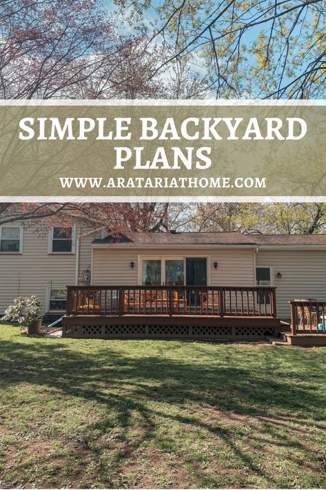 Backyard Backyard Plans Layout Design Landscaping, Backyard With No Trees, Large Country Backyard Ideas, Backyard Design Layout On A Budget, Blank Backyard Landscaping Ideas, New Construction Landscaping Backyard, Easy Care Backyard Landscaping, Backyard Layout Plans, Family Backyard Layout Simple